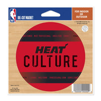 Miami Heat / City Edition Die Cut Magnet 4.5" x 6"