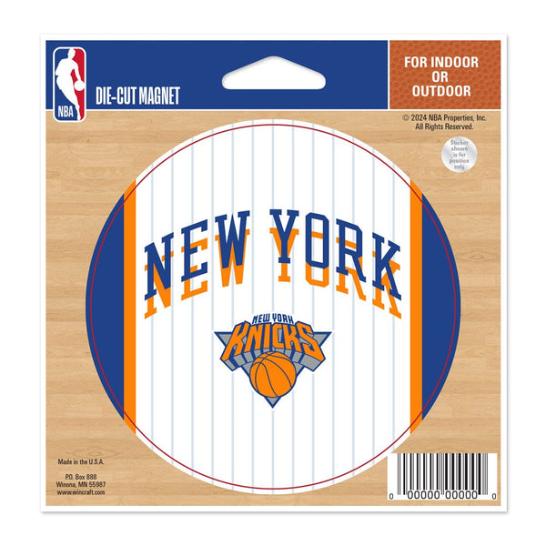 New York Knicks / City Edition Die Cut Magnet 4.5" x 6"