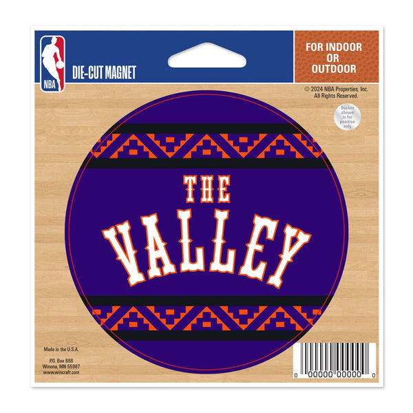 Phoenix Suns / City Edition Die Cut Magnet 4.5" x 6"