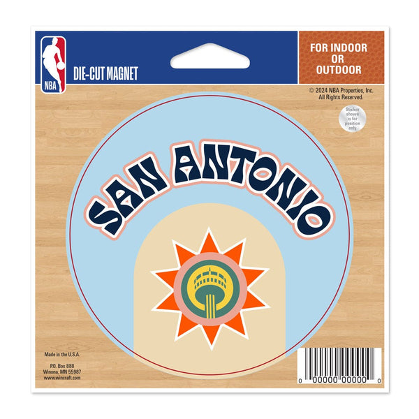 San Antonio Spurs / City Edition Die Cut Magnet 4.5" x 6"