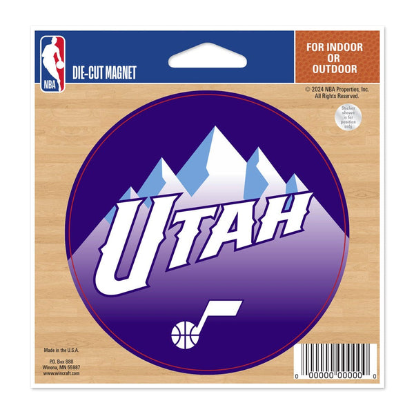 Utah Jazz / City Edition Die Cut Magnet 4.5" x 6"