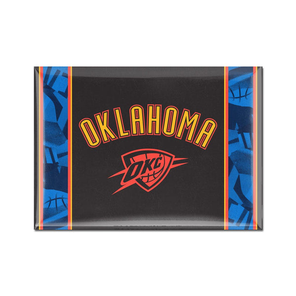Oklahoma City Thunder / City Edition Metal Magnet 2.5" x 3.5"