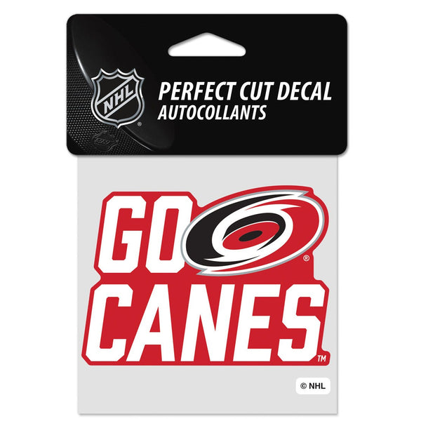 Carolina Hurricanes SLOGAN Perfect Cut Color Decal 4" x 4"