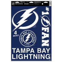 Tampa Bay Lightning Multi-Use Decal 11" x 17"