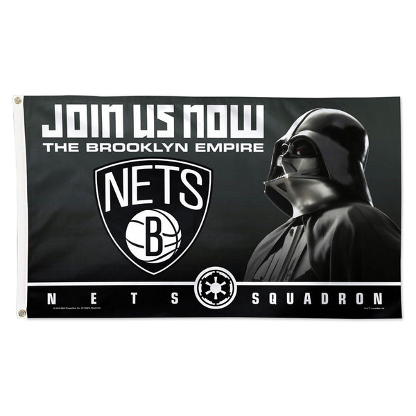 Brooklyn Nets / Star Wars star wars Flag - Deluxe 3' X 5'