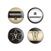 Wholesale-Vanderbilt Commodores Button 4 Pack 1 1/4" Rnd