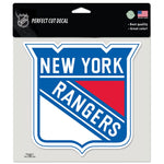 New York Rangers Perfect Cut Color Decal 8" x 8"