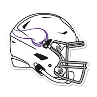 Minnesota Vikings Alternate Wood Sign Helmet