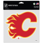 Calgary Flames Perfect Cut Color Decal 8" x 8"