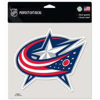Columbus Blue Jackets Perfect Cut Color Decal 8" x 8"