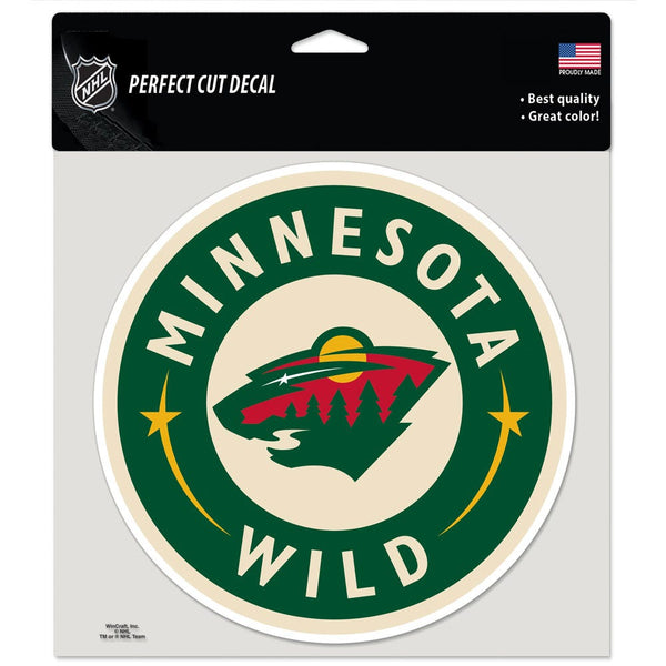 Minnesota Wild Perfect Cut Color Decal 8" x 8"