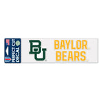 Baylor Bears Perfect Cut Decals 3" x 10"