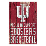 Wholesale-Indiana Hoosiers Wood Sign 11" x 17" 1/4" thick