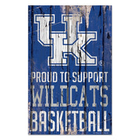 Wholesale-Kentucky Wildcats Wood Sign 11" x 17" 1/4" thick