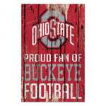 Wholesale-Ohio State Buckeyes Wood Sign 11" x 17" 1/4" thick