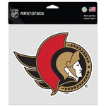 Ottawa Senators Perfect Cut Color Decal 8" x 8"