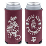 Texas A&M Aggies Ol' Sarge Football 12 oz Slim Can Cooler