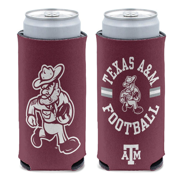 Texas A&M Aggies Ol' Sarge Football 12 oz Slim Can Cooler