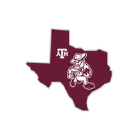 Texas A&M Aggies Ol' Sarge Football Collector Pin Jewelry Card