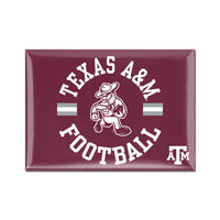 Texas A&M Aggies Ol' Sarge Football Metal Magnet 2.5" x 3.5"