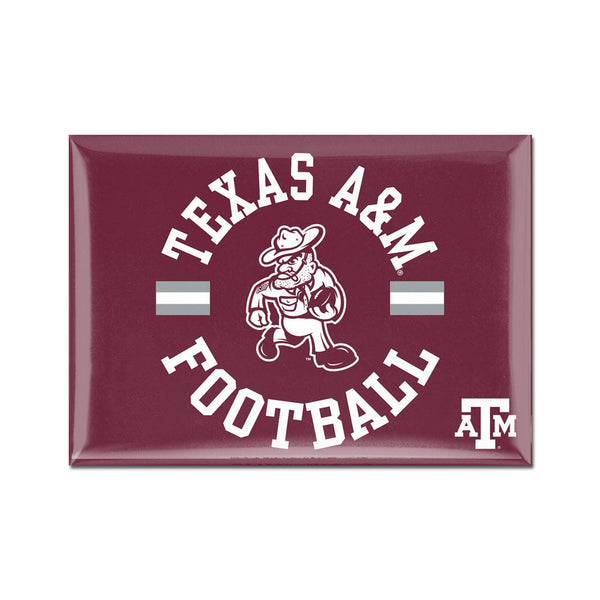 Texas A&M Aggies Ol' Sarge Football Metal Magnet 2.5" x 3.5"