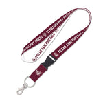 Texas A&M Aggies Ol' Sarge Football Lanyard w/detachable buckle 1"