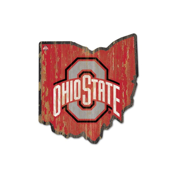 Wholesale-Ohio State Buckeyes STATE SHAPE