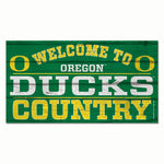 Oregon Ducks Wood Sign 13"x24" 1/4" thick
