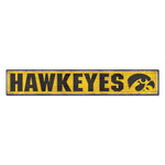 Iowa Hawkeyes Wood Sign 6"x36" 3/8" thick