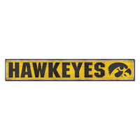 Iowa Hawkeyes Wood Sign 6"x36" 3/8" thick