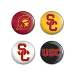 Wholesale-USC Trojans Button 4 Pack 1 1/4" Rnd