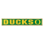 Oregon Ducks Wood Sign 6"x36" 3/8" thick