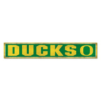 Oregon Ducks Wood Sign 6"x36" 3/8" thick