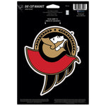 Ottawa Senators Die Cut Logo Magnet 6.25" x 9"