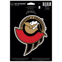 Ottawa Senators Die Cut Logo Magnet 6.25" x 9"
