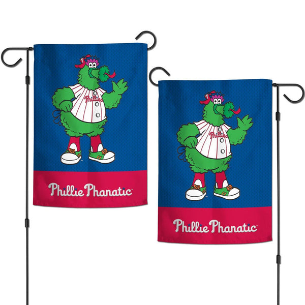 Philadelphia Phillies Phanatic Applique Garden Flags 12.5" x 18"