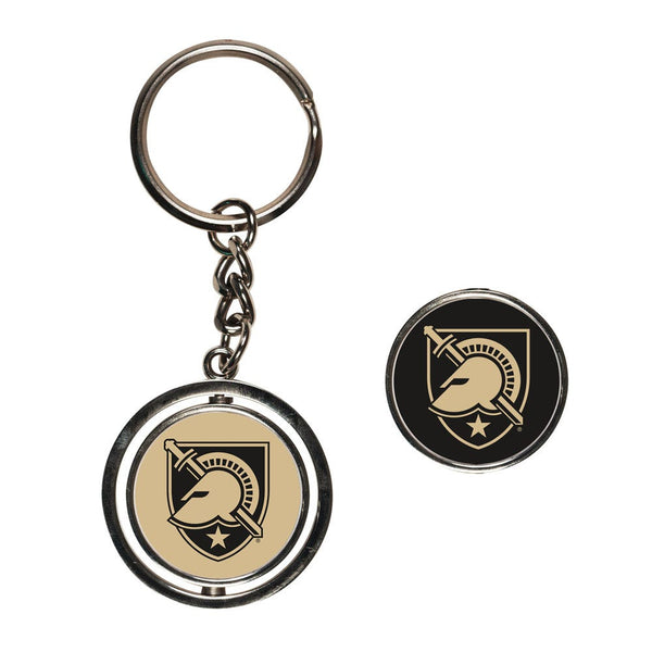 Army Black Knights Spinner Key Ring