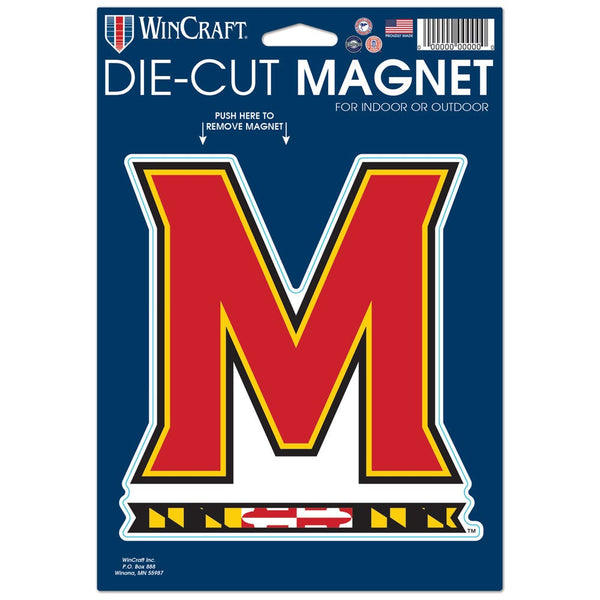 Maryland Terrapins Die Cut Logo Magnet 6.25" x 9"