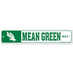 North Texas Mean Green Street / Zone Sign 3.75" x 19"