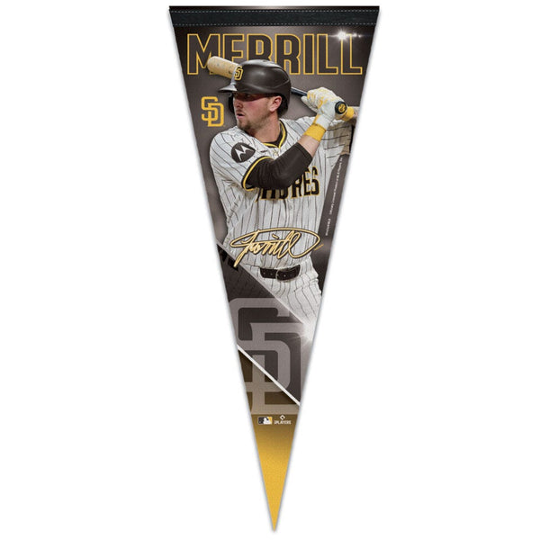 San Diego Padres PLAYERS CHOICE DIAMOND CLUB(R) Premium Pennant 12" x 30" Jackson Merrill