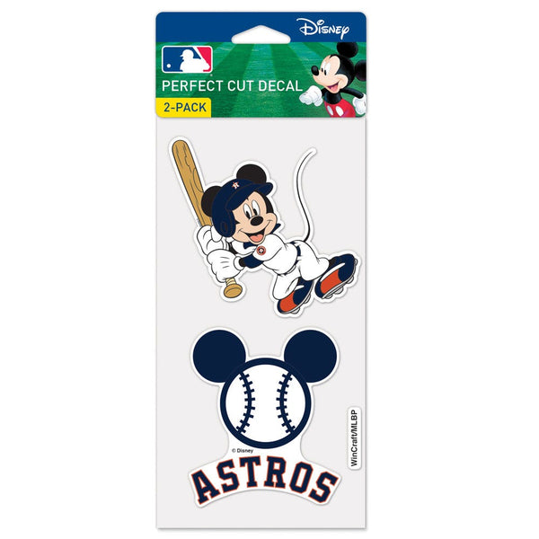 Houston Astros / Disney Perfect Cut Decal Set of Two 4"x4"
