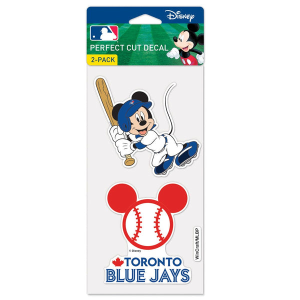 Toronto Blue Jays / Disney Perfect Cut Decal Set of Two 4"x4"