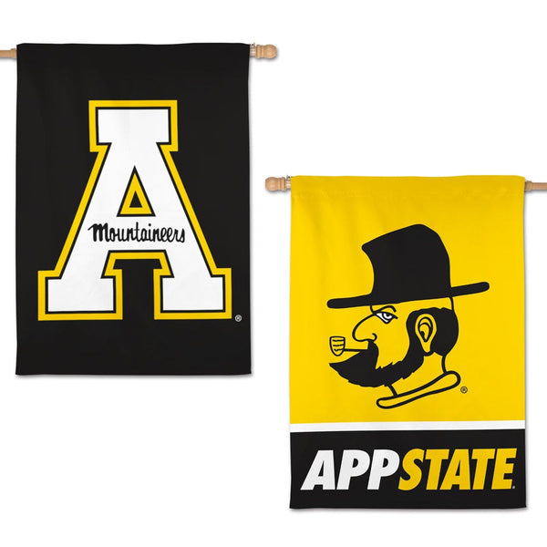 Appalachian State Mountaineers Vertical Flag 2 Sided 28" x 40"