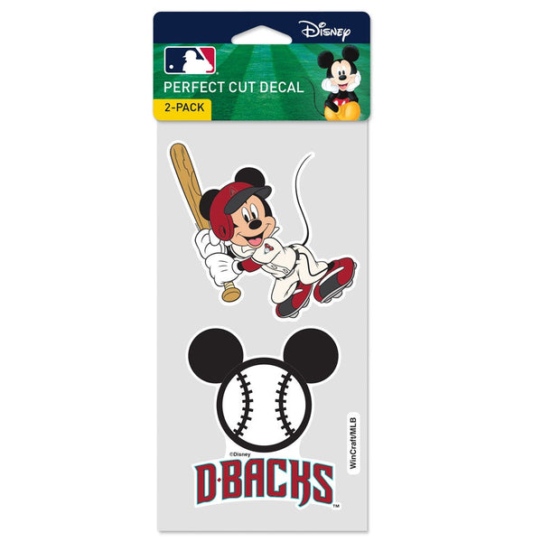 Arizona Diamondbacks / Disney Perfect Cut Decal Set of two 4"x4"