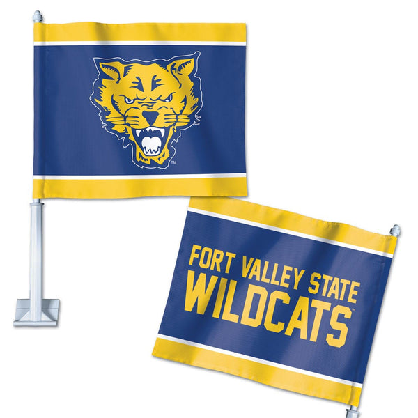 Fort Valley State Wildcats Car Flag 11.75" x 14"