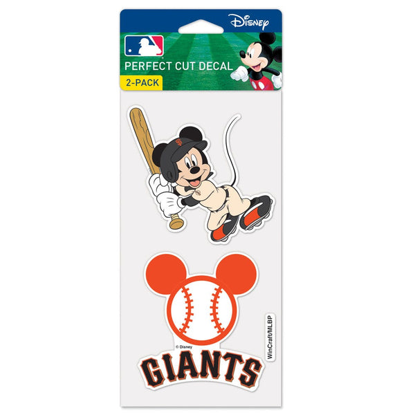 San Francisco Giants / Disney Perfect Cut Decal Set of Two 4"x4"