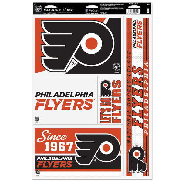 Philadelphia Flyers Multi Use Decal 11" x 17"
