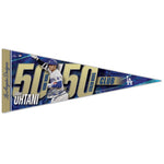 Los Angeles Dodgers PLAYERS CHOICE DIAMOND CLUB(R) Premium Pennant 12" x 30" Shohei Ohtani