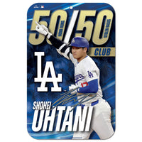 Los Angeles Dodgers Plastic Sign 11" x 17" Shohei Ohtani