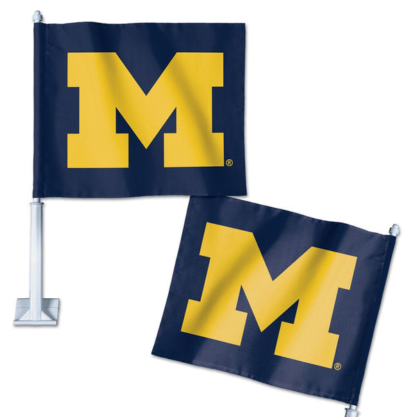 Michigan Wolverines Car Flag 11.75" x 14"
